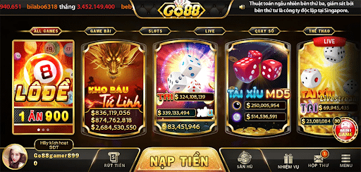 Game bài online uy tín Go88